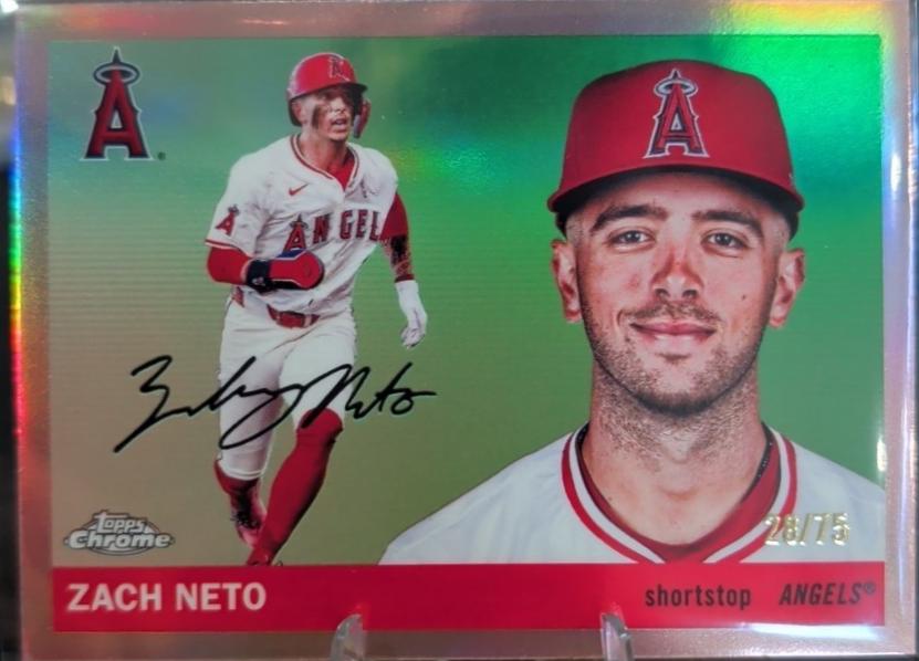 Zach Neto [Rose Gold Refractor] #62
