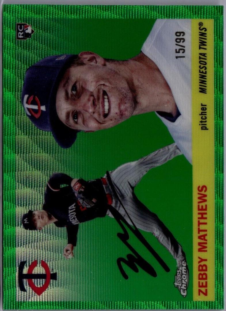 Zebby Matthews [Green Wave Refractor] #238