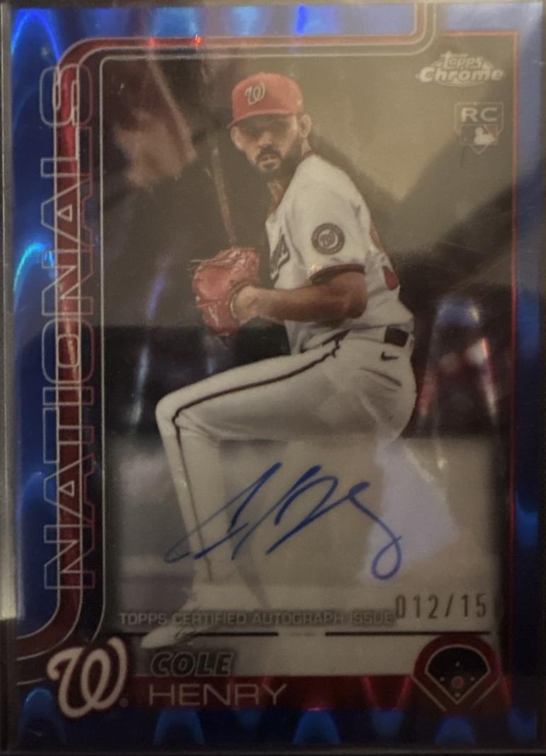 Cole Henry [Blue RayWave Refractor] #AC-CH
