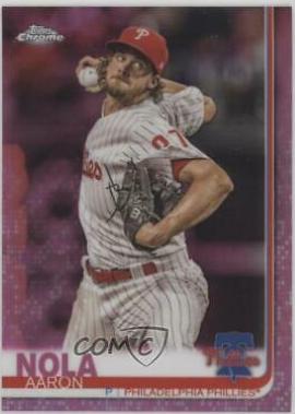 Aaron Nola [Pink Refractor] #176