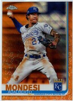 Adalberto Mondesi [Orange Wave Refractor] #164