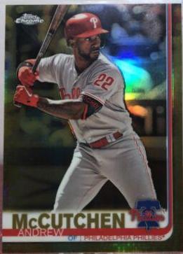 Andrew McCutchen [Gold Wave Refractor] #77