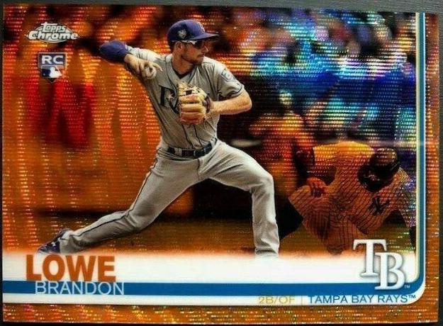 Brandon Lowe [Orange Wave Refractor] #151