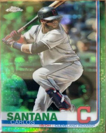 Carlos Santana [Green Wave Refractor] #44