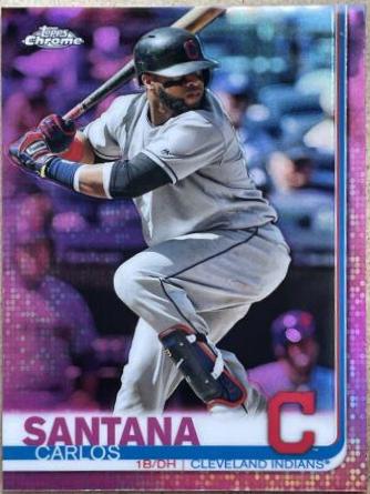 Carlos Santana [Pink Refractor] #44