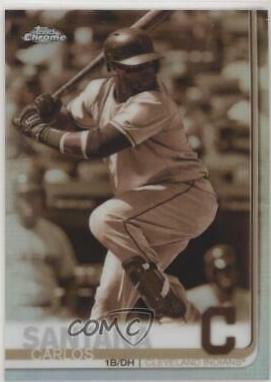 Carlos Santana [Sepia Refractor] #44