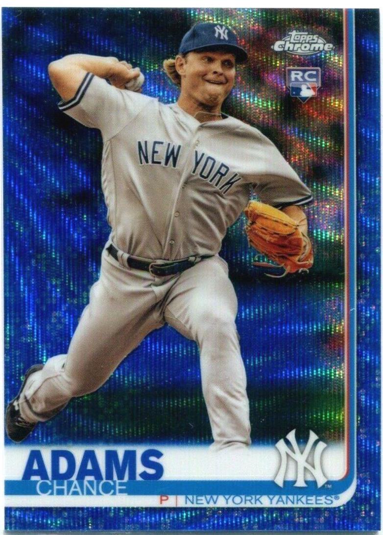 Chance Adams [Blue Wave Refractor] #109