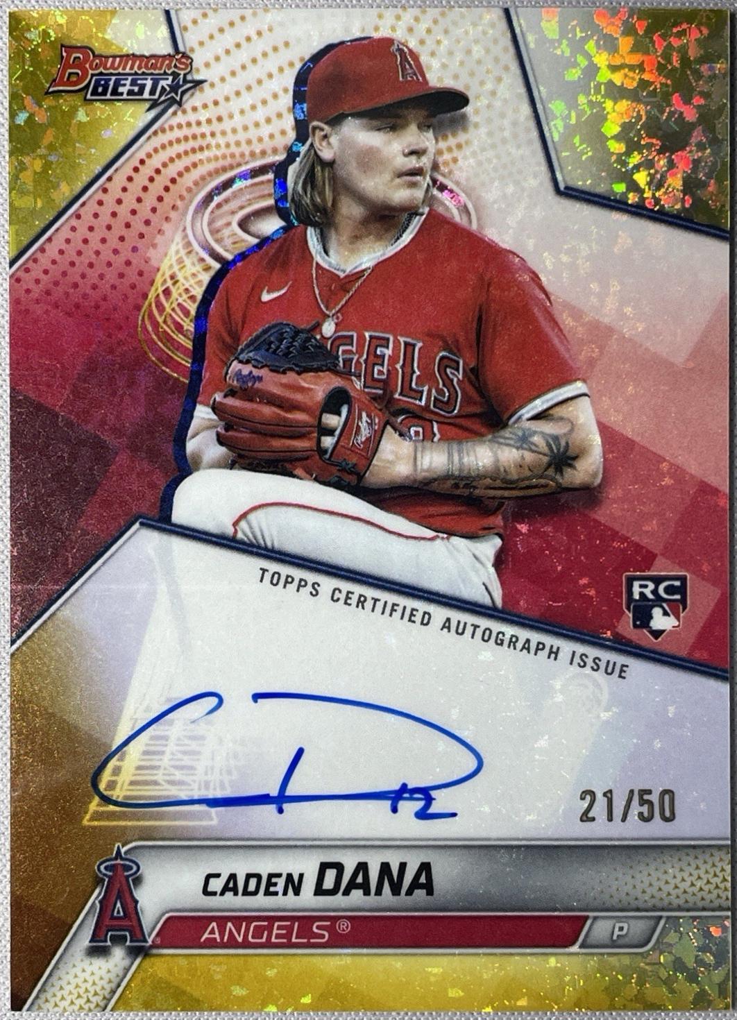 Caden Dana [Gold Mini-Diamond Refractor] #B25-CD