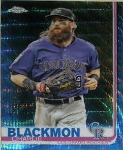Charlie Blackmon [Blue Wave Refractor] #160