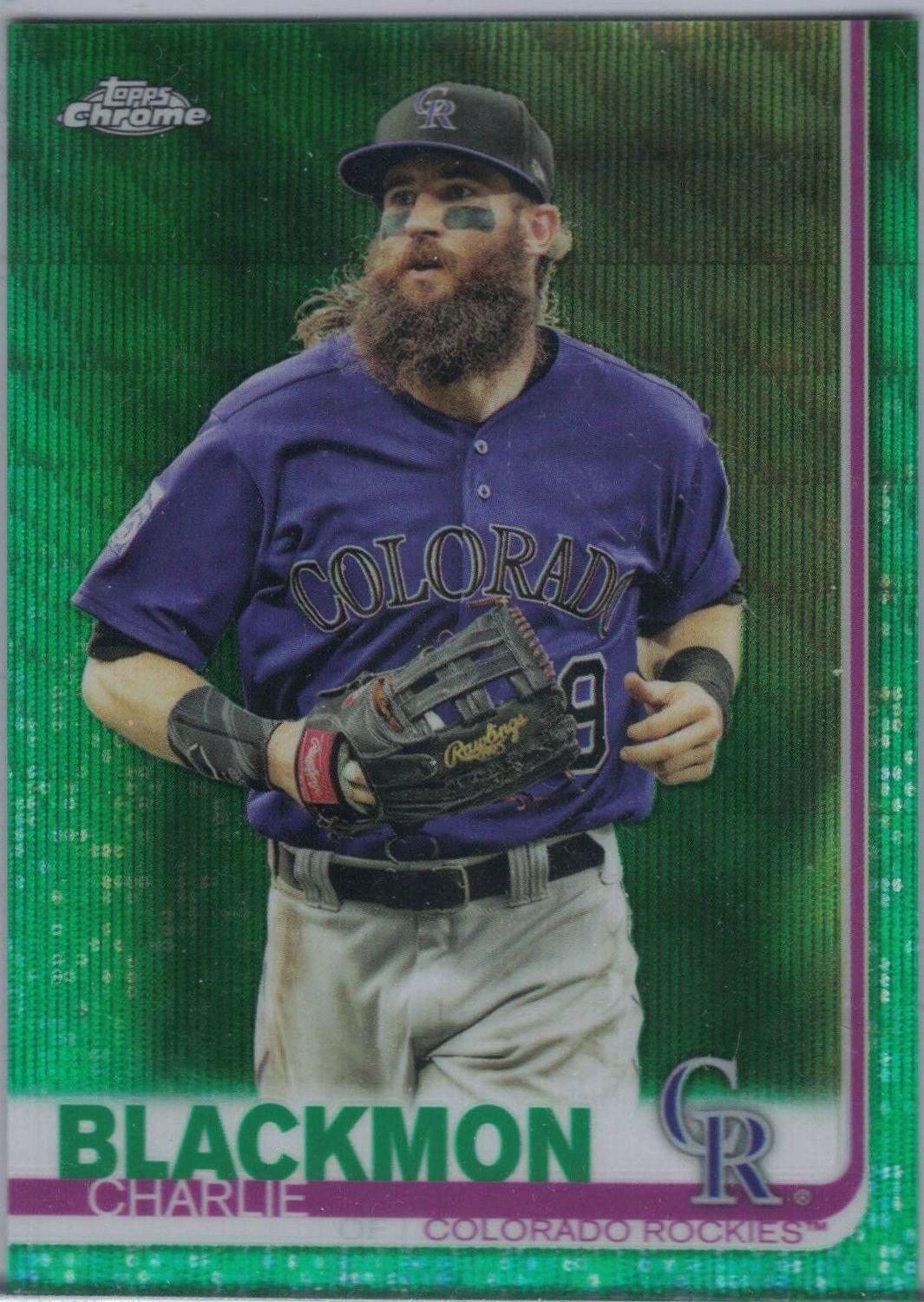 Charlie Blackmon [Green Wave Refractor] #160