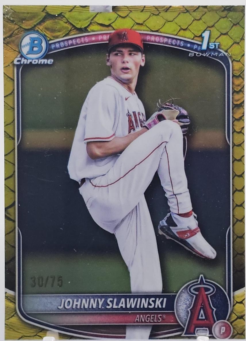 Johnny Slawinski [Yellow Reptilian Refractor] #BDC-153