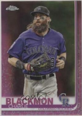 Charlie Blackmon [Pink Refractor] #160