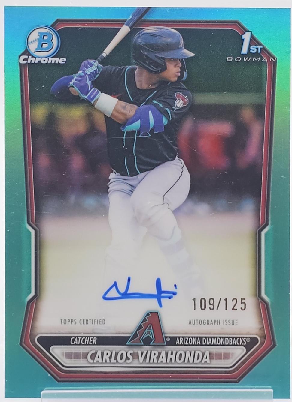 Carlos Virahonda [Aqua Refractor] #CPA-CV