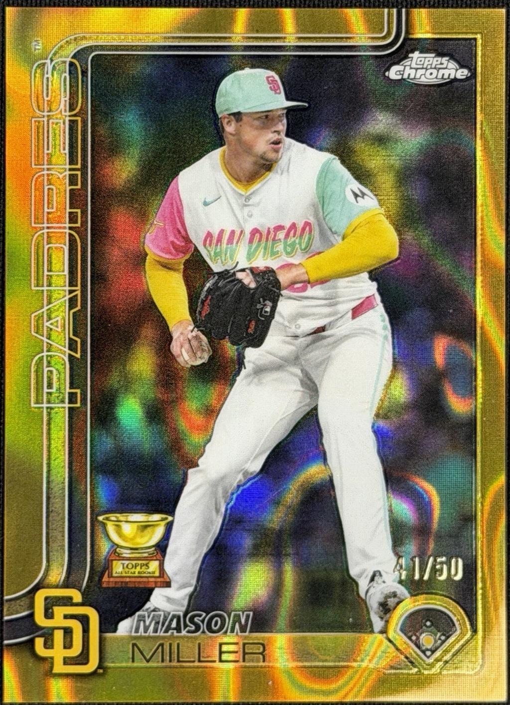 Mason Miller [Gold Lava Refractor] #USC195
