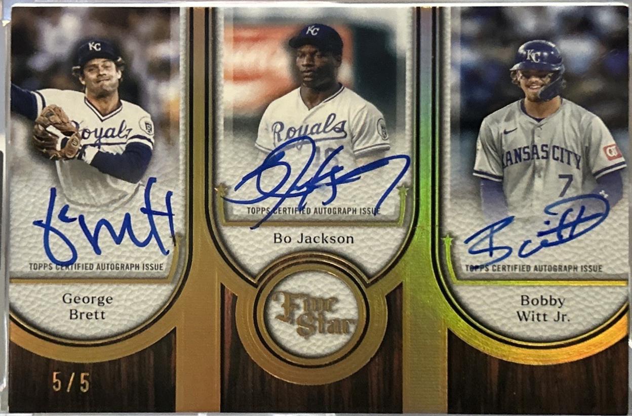 George Brett / Bo Jackson / Bobby Witt Jr. #TA-BJW