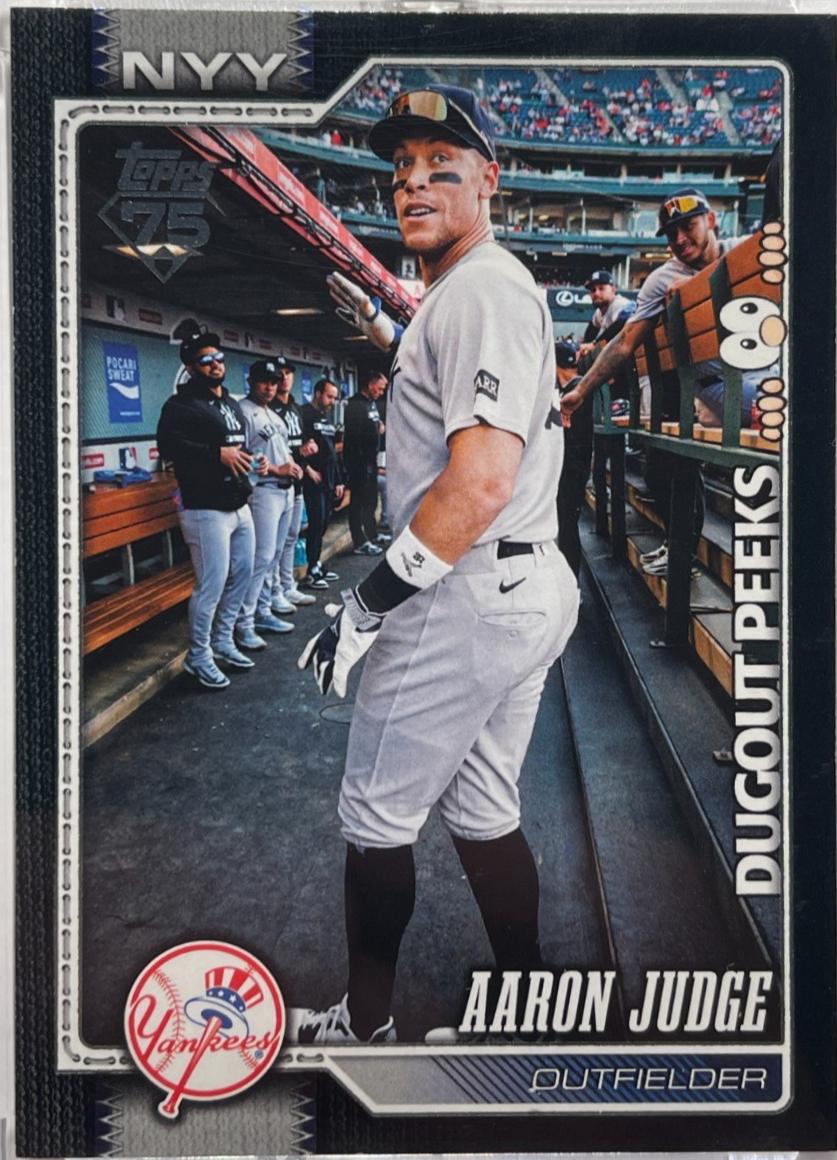 Aaron Judge [Black Dugout Peeks] #1