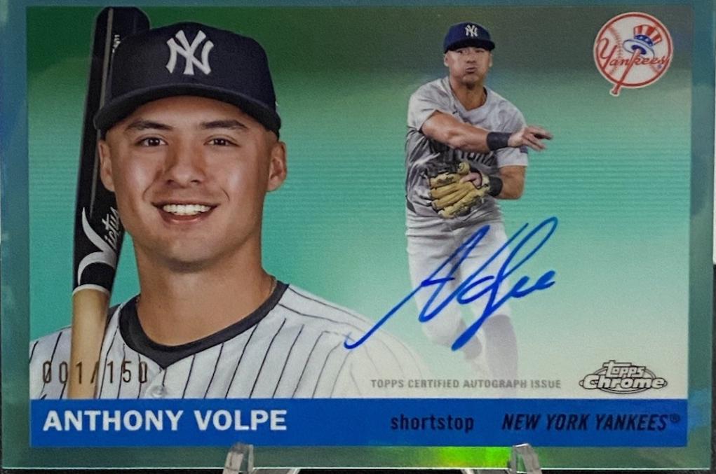 Anthony Volpe [Aqua Refractor] #CPA-AV