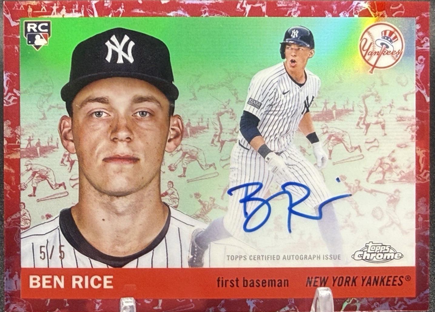 Ben Rice [Toile Cream Red Refractor] #CPA-BR