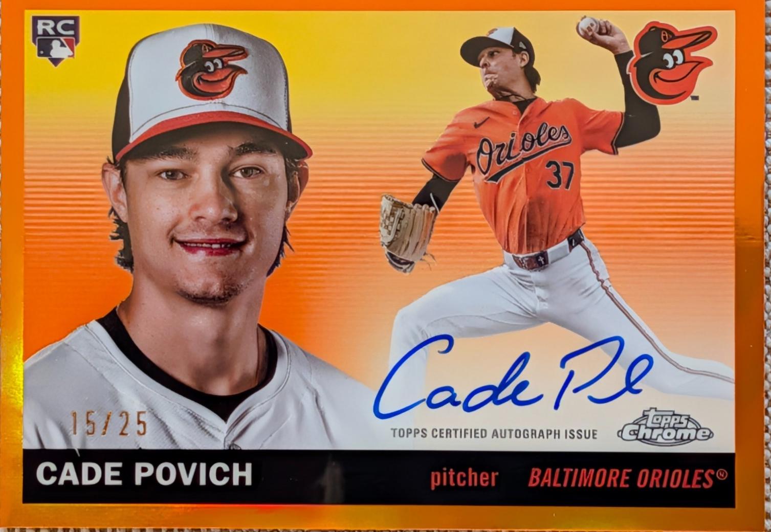 Cade Povich [Orange] #CPA-CP