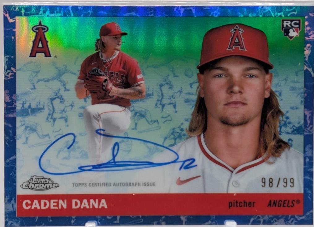 Caden Dana [Toile Cream Blue Refractor] #CPA-CAD