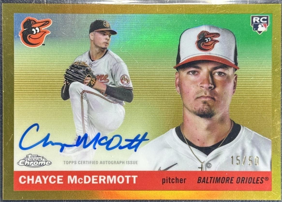 Chayce McDermott [Gold Refractor] #CPA-CMD