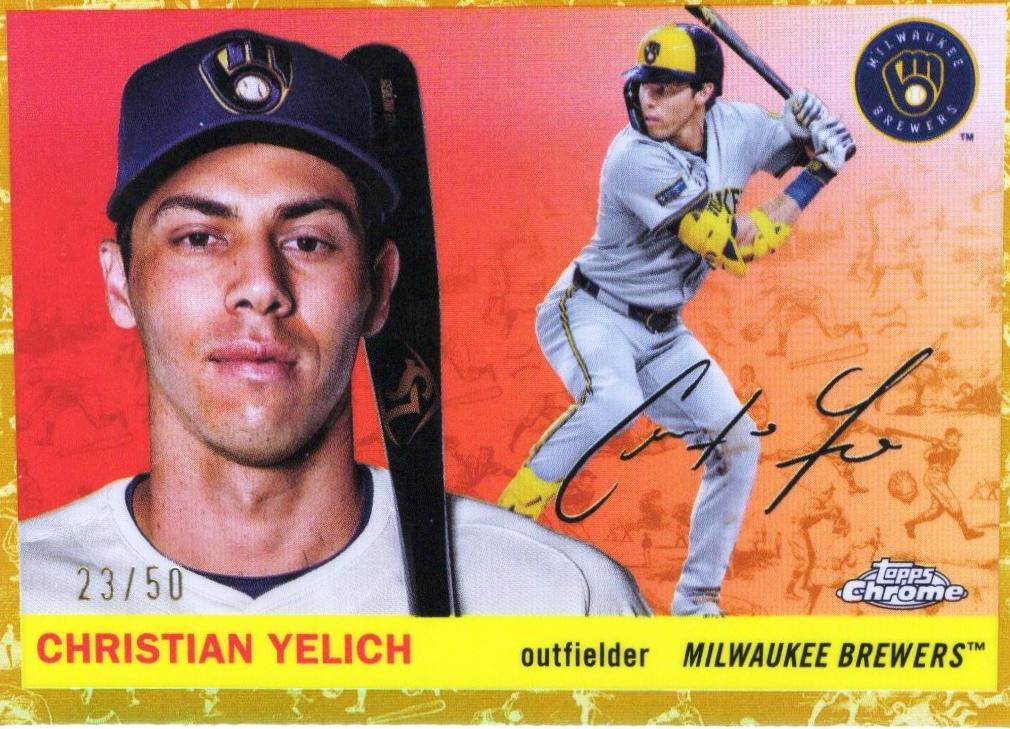 Christian Yelich [Gold Refractor] #CPA-CY