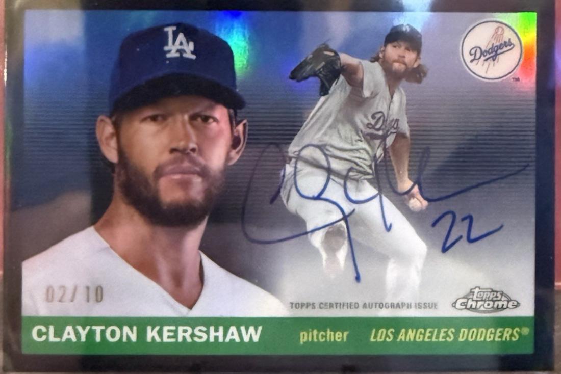 Clayton Kershaw [Black Refractor] #CPA-CK