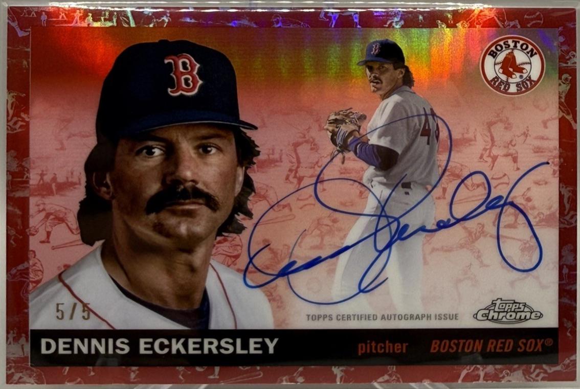 Dennis Eckersley [Toile Cream Red Refractor] #CPA-DE