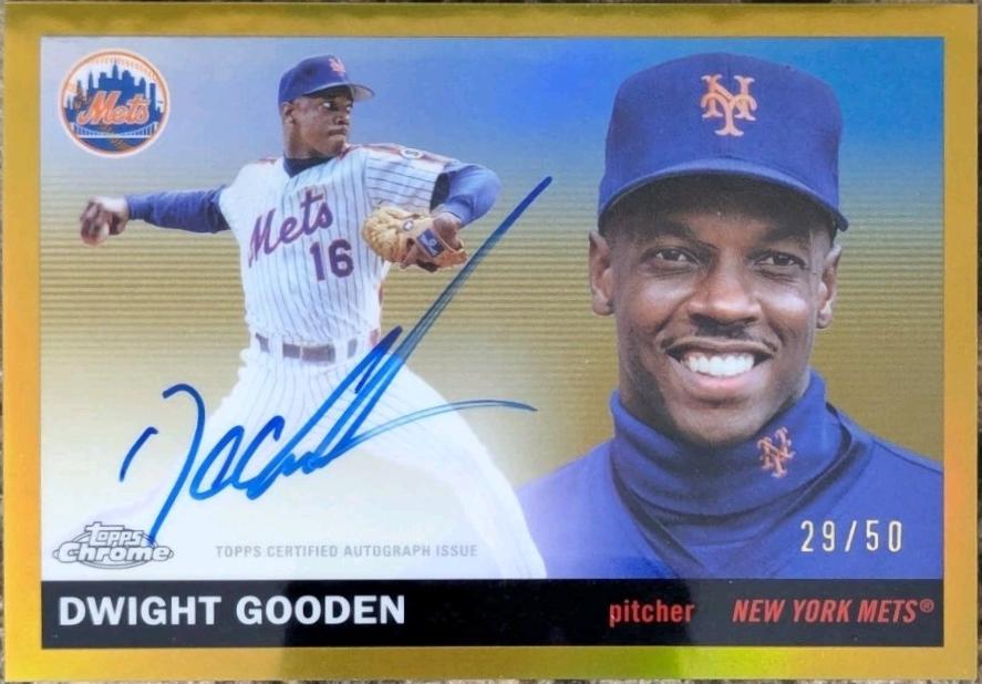 Dwight Gooden [Gold Refractor] #CPA-DG