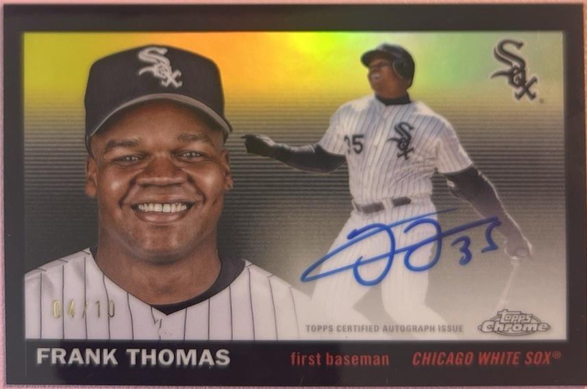 Frank Thomas [Black Refractor] #CPA-FT