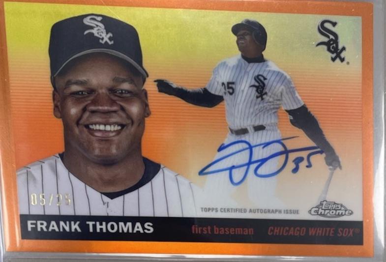 Frank Thomas [Orange] #CPA-FT