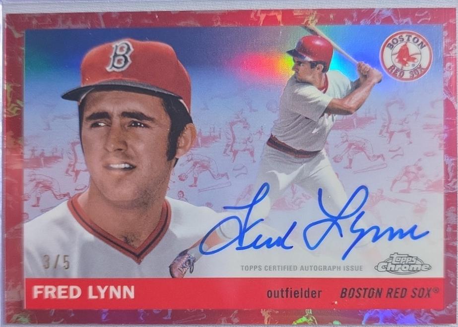 Fred Lynn [Toile Cream Red Refractor] #CPA-FL