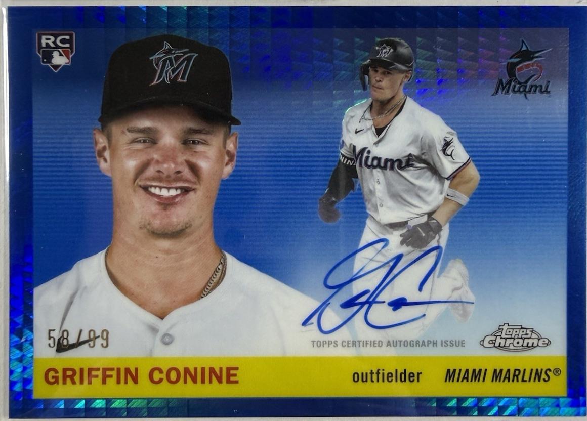 Griffin Conine [Toile Cream Blue Refractor] #CPA-GRC