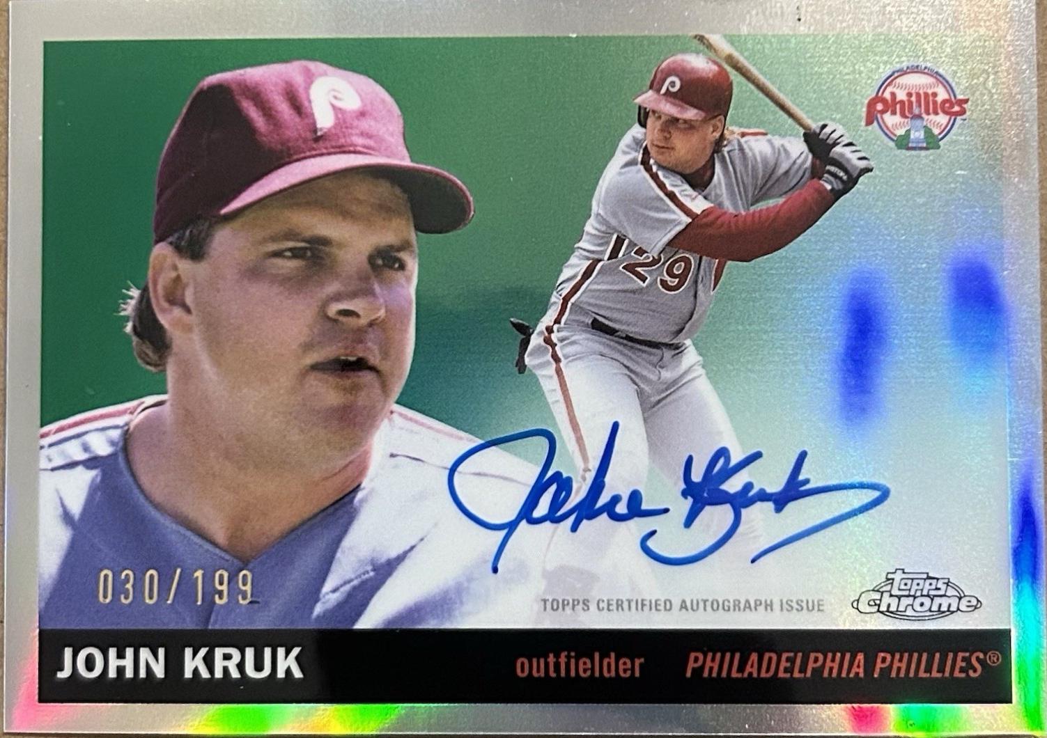John Kruk [Refractor] #CPA-JK
