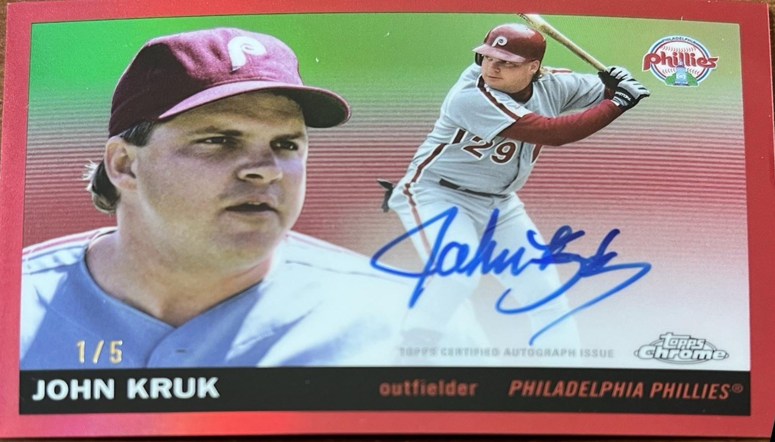 John Kruk [Toile Cream Red Refractor] #CPA-JK