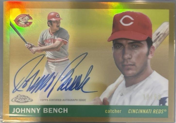 Johnny Bench [Gold Refractor] #CPA-JOB
