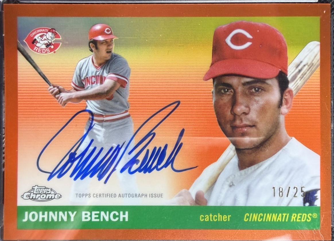 Johnny Bench [Orange] #CPA-JOB