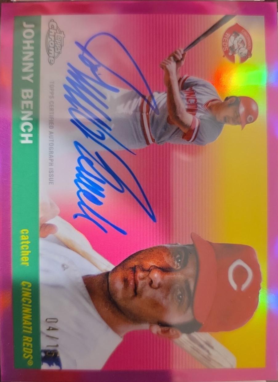 Johnny Bench [Pink] #CPA-JOB