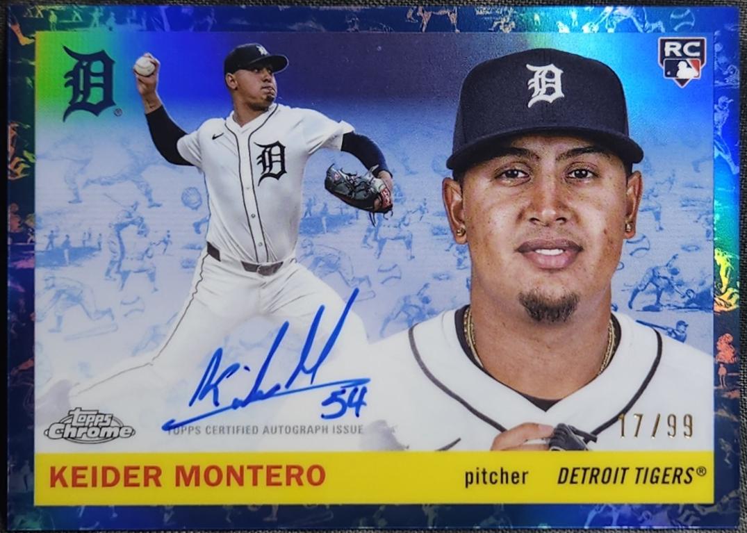 Keider Montero [Toile Cream Blue Refractor] #CPA-KMO