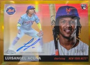 Luisangel Acuna [Gold Refractor] #CPA-LAC