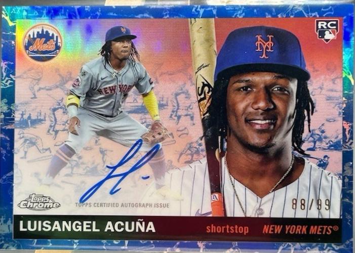 Luisangel Acuna [Toile Cream Blue Refractor] #CPA-LAC