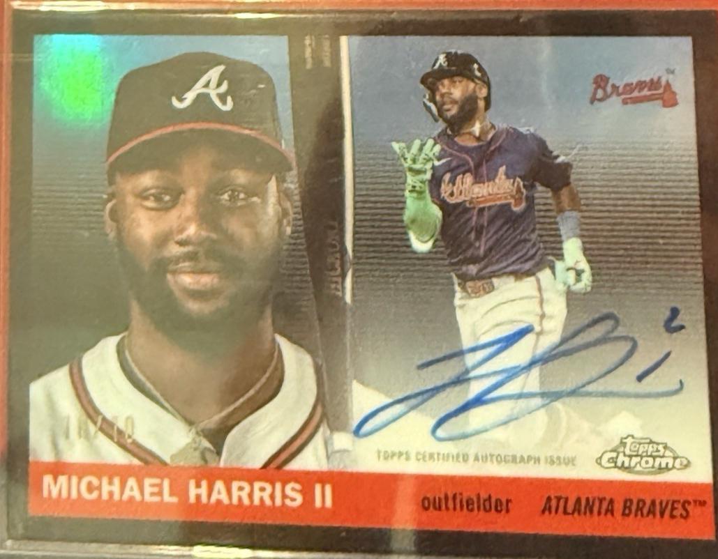 Michael Harris II [Black Refractor] #CPA-MH