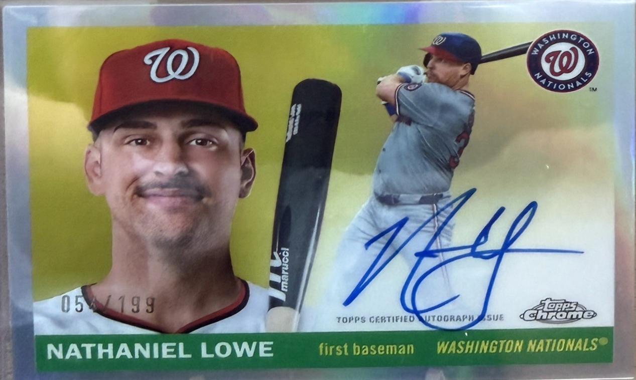 Nathaniel Lowe [Refractor] #CPA-NL