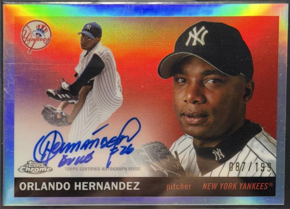 Orlando Hernandez [Refractor] #CPA-OH