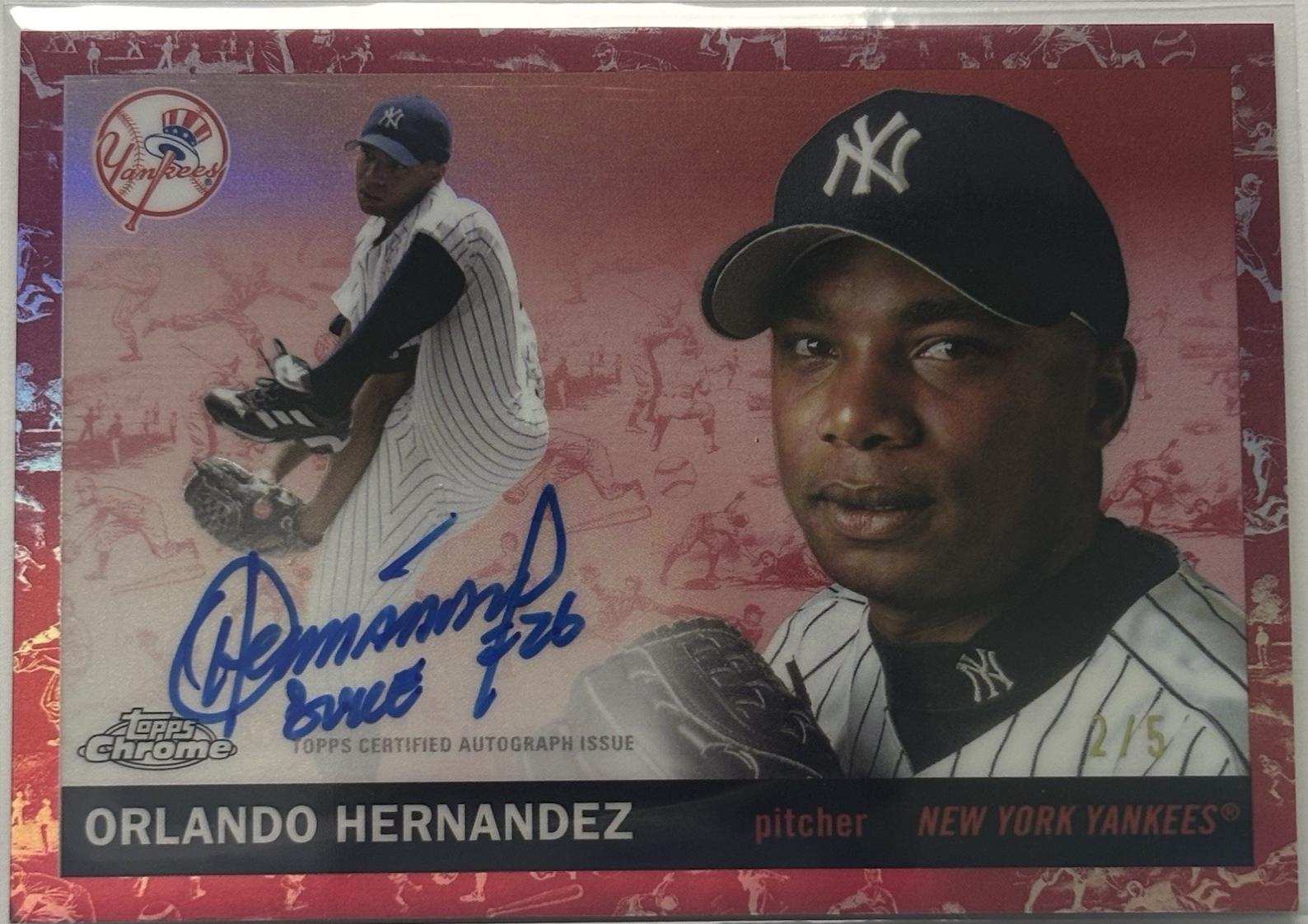 Orlando Hernandez [Toile Cream Red Refractor] #CPA-OH