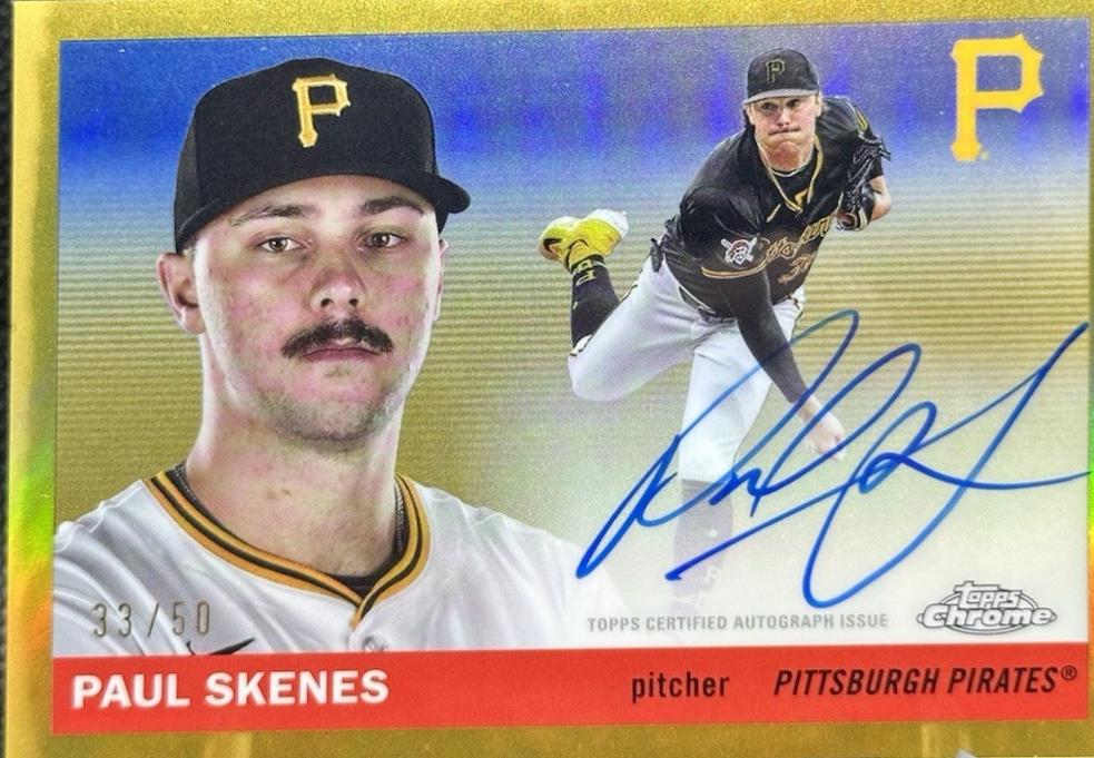 Paul Skenes [Gold Refractor] #CPA-PS