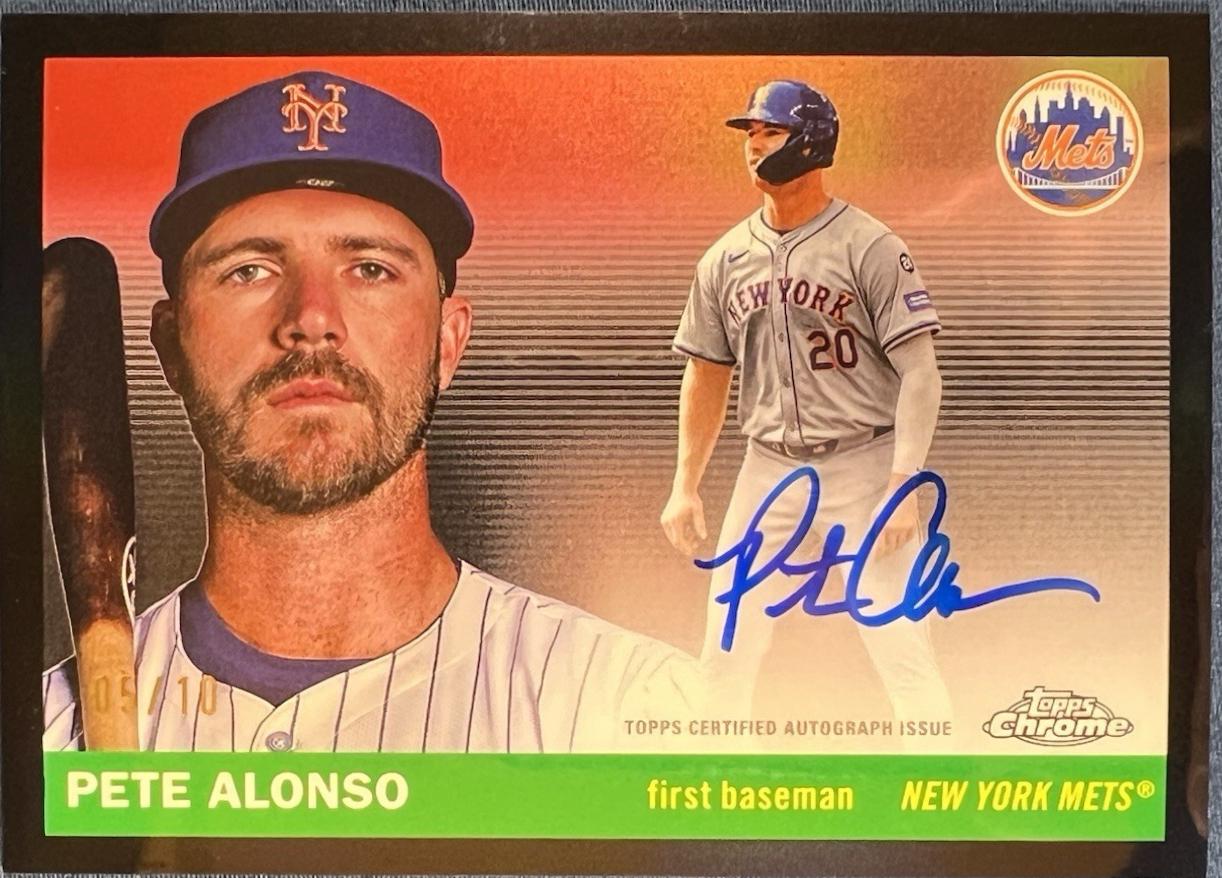 Pete Alonso [Black Refractor] #CPA-PA