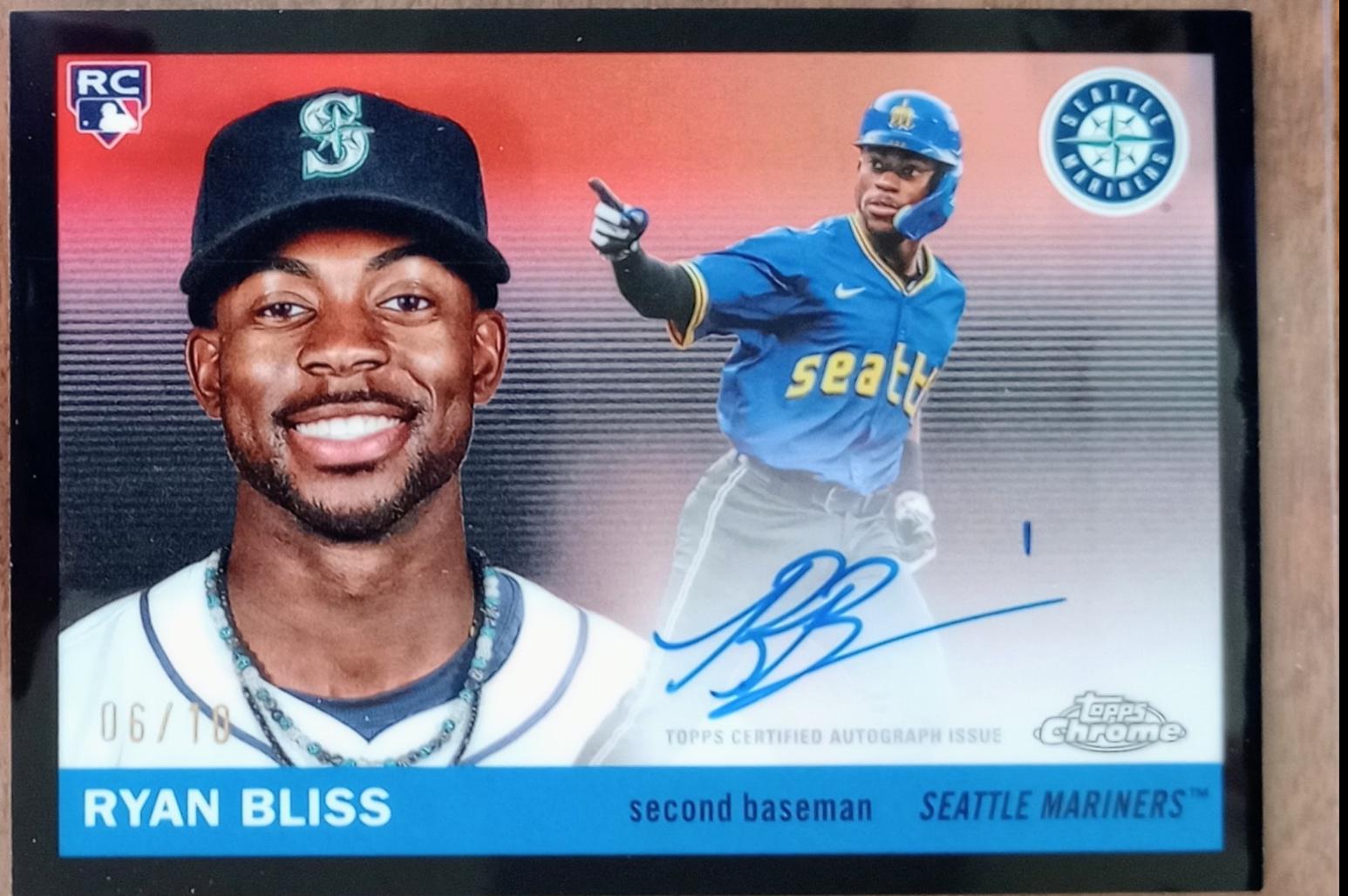 Ryan Bliss [Black Refractor] #CPA-RBL