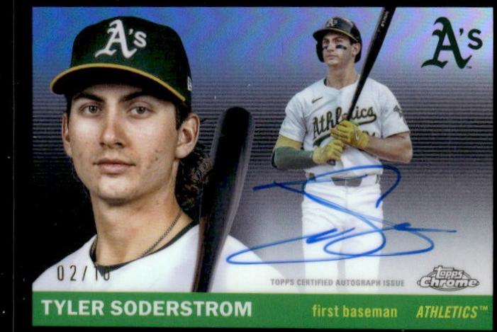 Tyler Soderstrom [Black Refractor] #CPA-TSO
