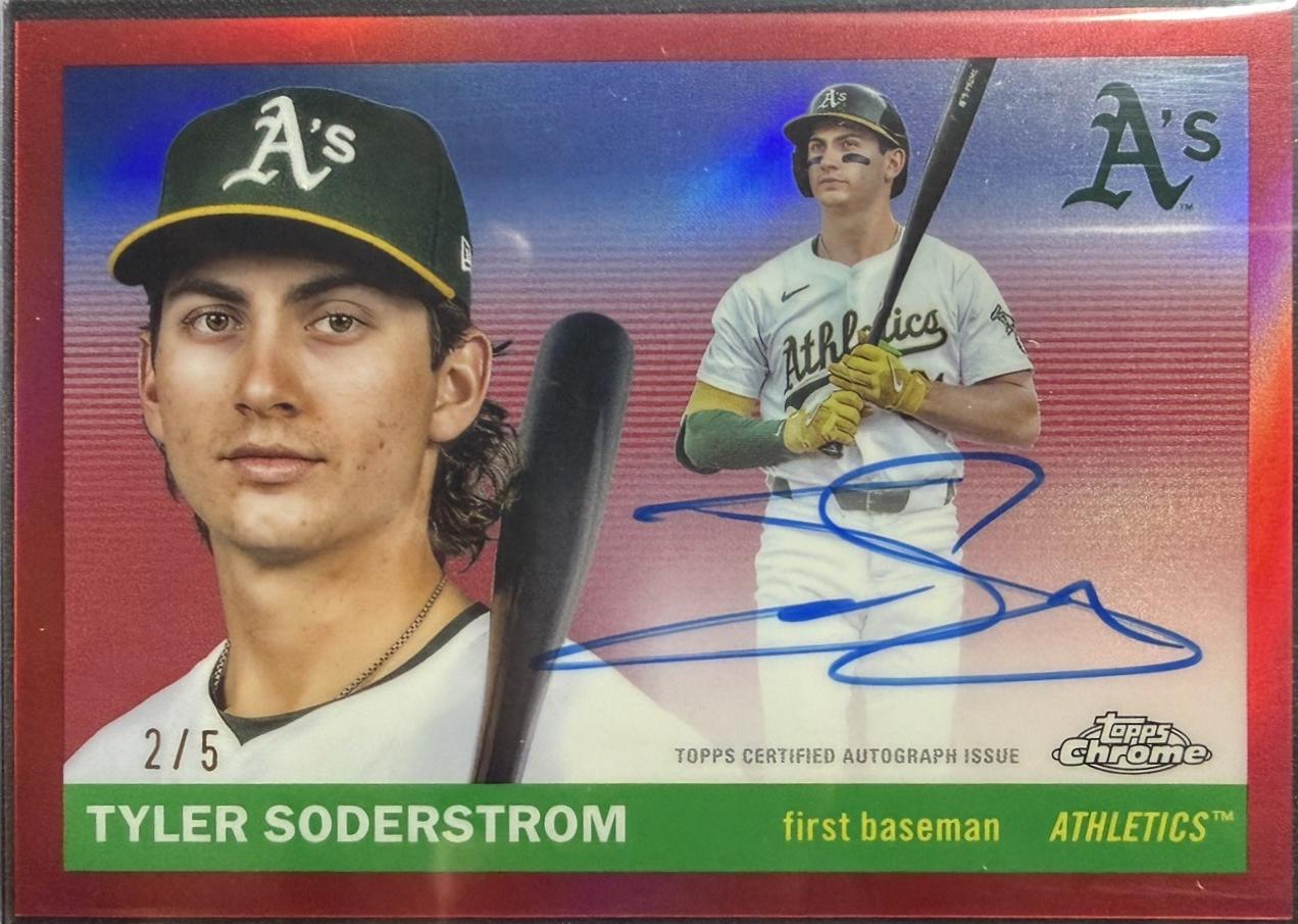 Tyler Soderstrom [Toile Cream Red Refractor] #CPA-TSO